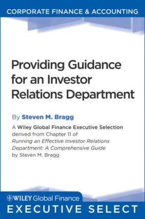 Providing Guidance for an Investor Relations Department