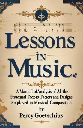 Lessons in Music form a Manual of Analysis Of All the Structural Factors and Designs Employed in Musical Composition