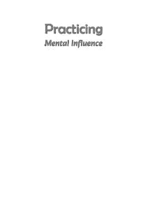 Practicing Mental Influence (Illustrated)