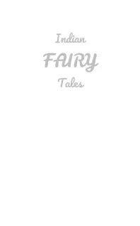 Fairy Tales Book INDIAN FAIRY TALES BY JOSEPH JACOBS : With original illustrations Fairy Tales Book