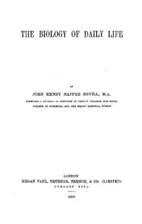 The Biology of Daily Life