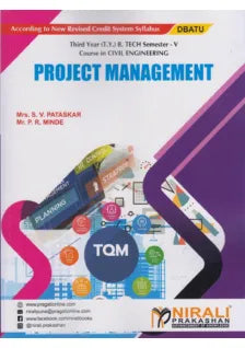 PROJECT MANAGEMENT (Third Year (T.Y.) B. Tech Course In Civil Engineering - Semester 5 (DBATU))