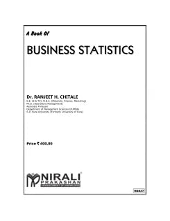 BUSINESS STATISTICS
