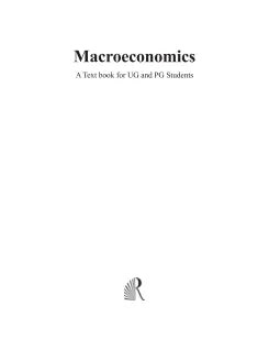 MICROECONOMICS : A TEXT BOOK FOR UG AND PG STUDENTS