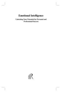 EMOTIONAL INTELLIGENCE: UNLOCKING YOUR POTENTIAL FOR PERSONAL AND PROFESSIONAL SUCCESS