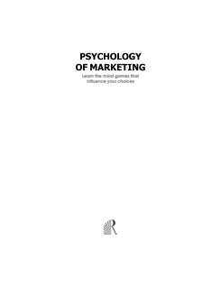 PSYCHOLOGY OF MARKETING