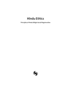 HINDU ETHICS