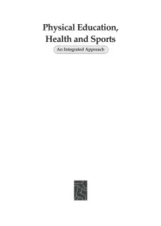 PHYSICAL EDUCATION, HEALTH AND SPORTS