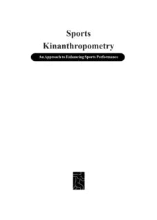 SPORTS KINANTHROPOMETRY: AN APPROACH TO ENHANCING SPORTS PERFORMANCE