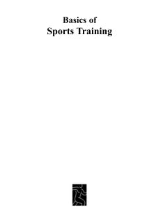 BASICS OF SPORTS TRAINING