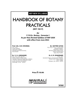 HANDBOOK OF BOTANY PRACTICALS (BOT-102-P) for F.Y.B.Sc. Botany: Semester 1