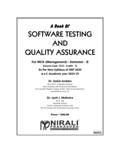 SOFTWARE TESTING AND QUALITY ASSURANCE for M.C.A. (Management) Semester 2