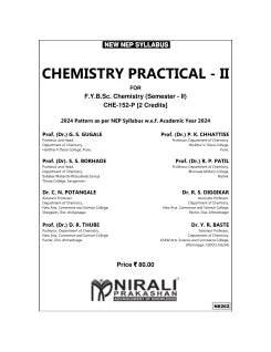 CHEMISTRY PRACTICAL 2 for First Year BSc Chemistry (Semester 2)