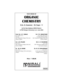 B.Sc. Part-II : Sem-III - ORGANIC CHEMISTRY (CHEMISTRY PAPER - V)