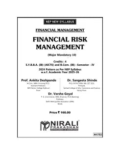 FINANCIAL RISK MANAGEMENT for BBA (IB) Semester 4 | Prof. Ankita Deshpande | Nirali Prakashan
