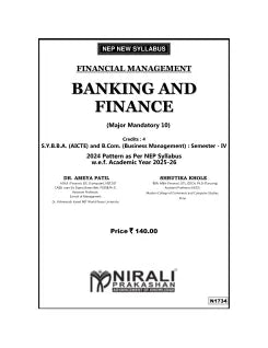 BANKING AND FINANCE (Financial Management) for BBA Semester 4 | Dr. Ameya Patil | Nirali Prakashan