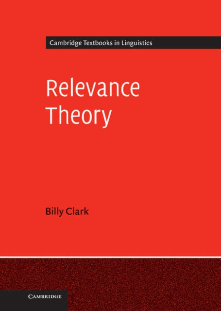 Cambridge Textbooks in Linguistics
