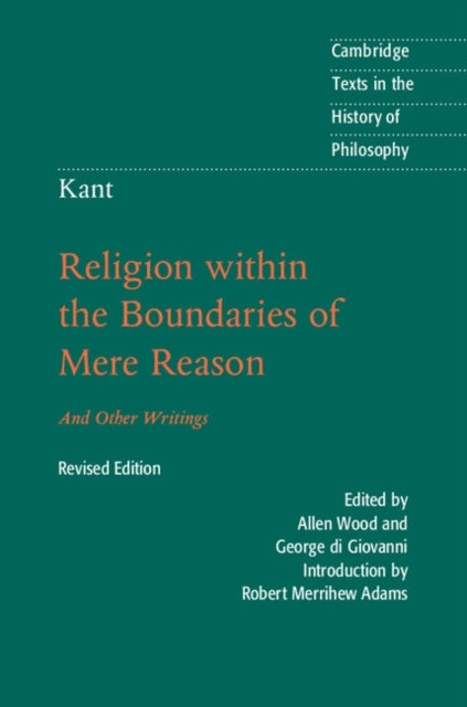 Cambridge Texts in the History of Philosophy