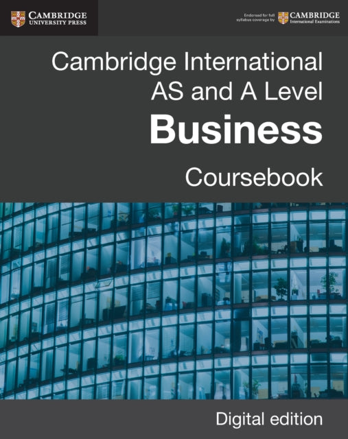 Cambridge International AS and A Level Business Coursebook Digital Edition