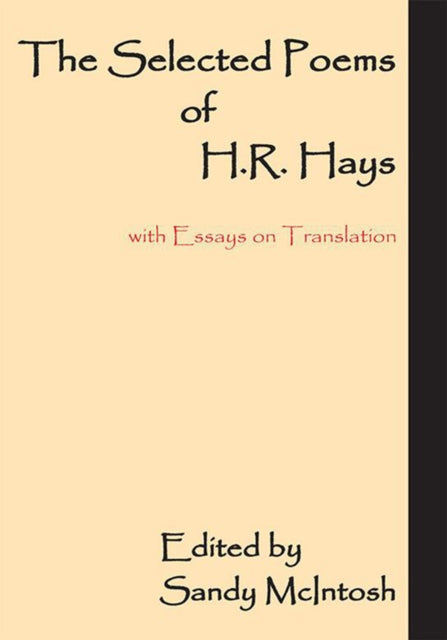 Selected Poems of H.R. Hays