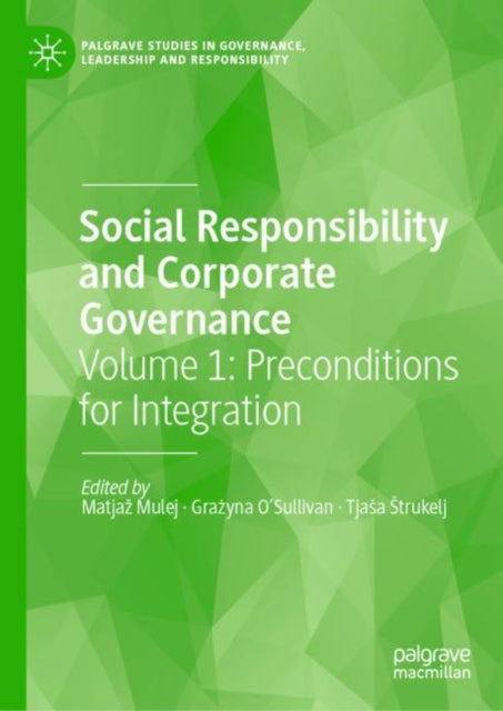 Palgrave Studies in Governance, Leadership and Responsibility
