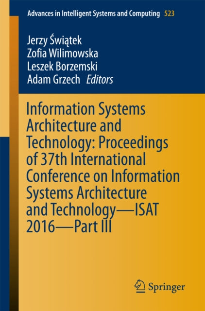 Advances in Intelligent Systems and Computing
