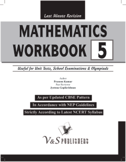 Mathematics Workbook Class 5