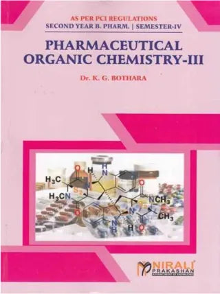 PHARMACEUTICAL ORGANIC CHEMISTRY-III