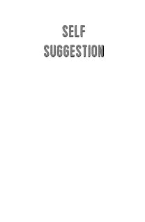 Self Suggestion