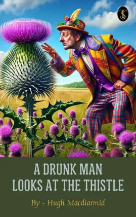 A drunk man looks at the thistle