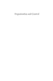 Oraganisation and Control (Illustrated, Refined & Edited)