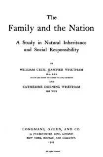 The Family and the Nation