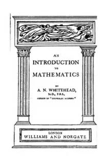 An Introduction to Mathematics