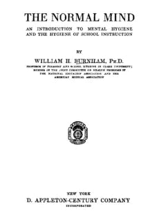 The Normal Mind
