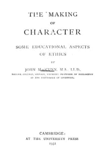 The Making of Character