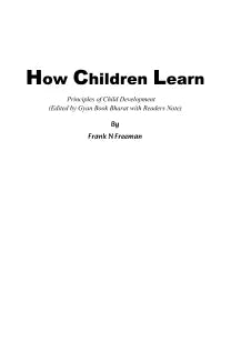 How Children Learn