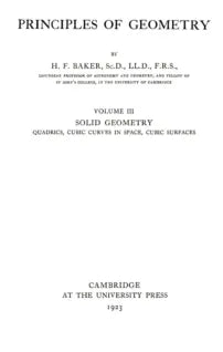 Principles of Geometry