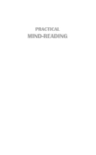 PRACTICAL MIND-READING