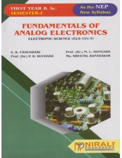 FUNDAMENTALS OF ANALOG ELECTRONICS (Electronic Science: Paper 1) - For First Year B.Sc. (Semester 1)