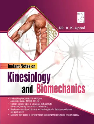 INSTANT NOTES ON KINESIOLOGY AND BIOMECHANICS