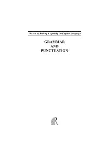 GRAMMAR AND PUNCTUATION