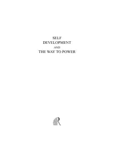 SELF DEVELOPMENT AND THE WAY OF POWER