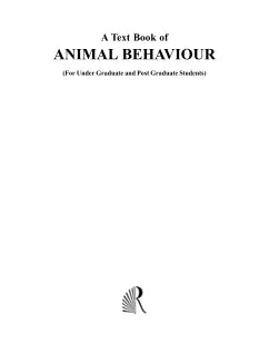 A TEXTBOOK OF ANIMAL BEHAVIOUR