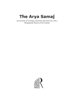 THE ARYA SAMAJ