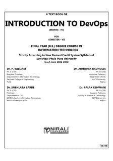 INTRODUCTION TO DevOps (Final Year (B.E.) Degree Course In Information Technology Semester – 7 SPPU)