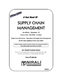 SUPPLY CHAIN MANAGEMENT for MBA Semester 4 | Dr. Pradip Kumar Sinha | Nirali Prakashan