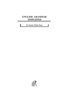 ENGLISH GRAMMAR SIMPLIFIED