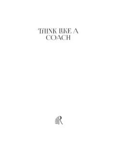 THINK LIKE A COACH