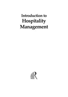 INTRODUCTION TO HOSPITALITY MANAGEMENT