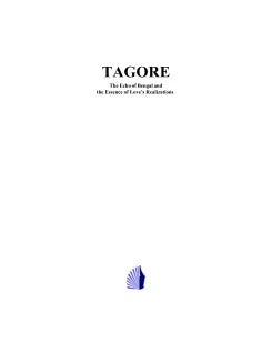 TAGORE : THE ECHO OF BENGAL AND THE ESSENCE OF LOVE'S REALIZATIONS